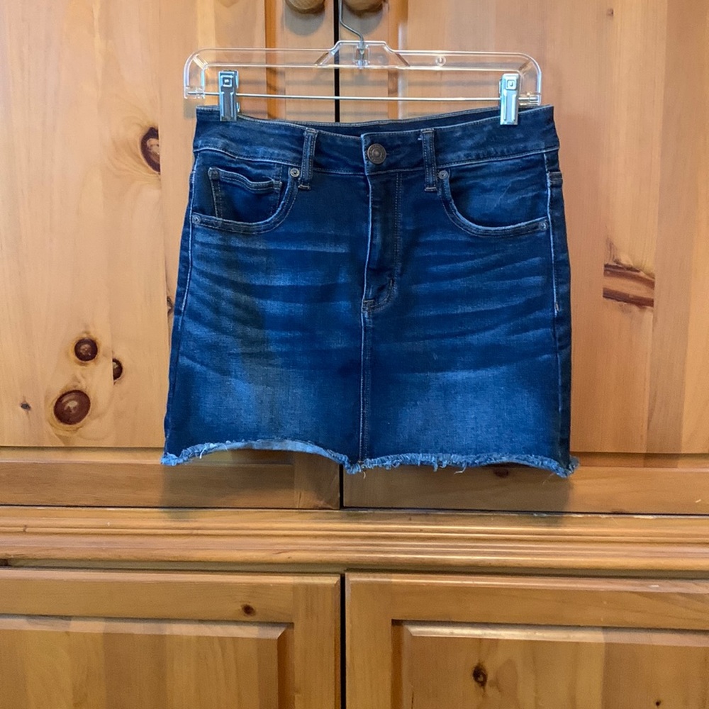 Adorable denim mini skirt from American eagle